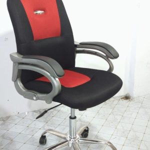 VIP চায়না মেশ চেয়ার -লাল+কালো কালার